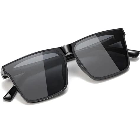 Code Square Sunglasses in Black 